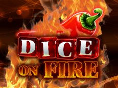 dice on fire